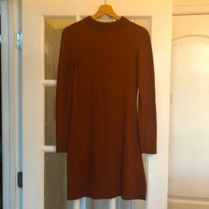 VETTA mockneck sweater dress, XS
